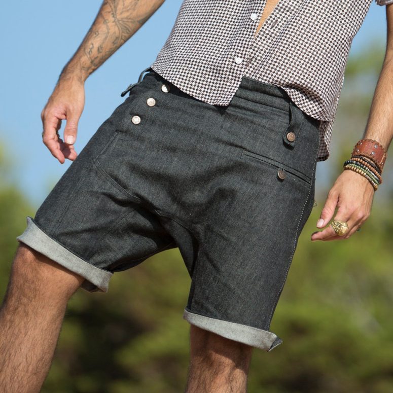Men's Jeans  / Short Jeans / Low Crotch Shorts / Denim Shorts / Mens Shorts / Drop Crotch Shorts / Jeans Pants/ Denim Pants / By NAYWAJ