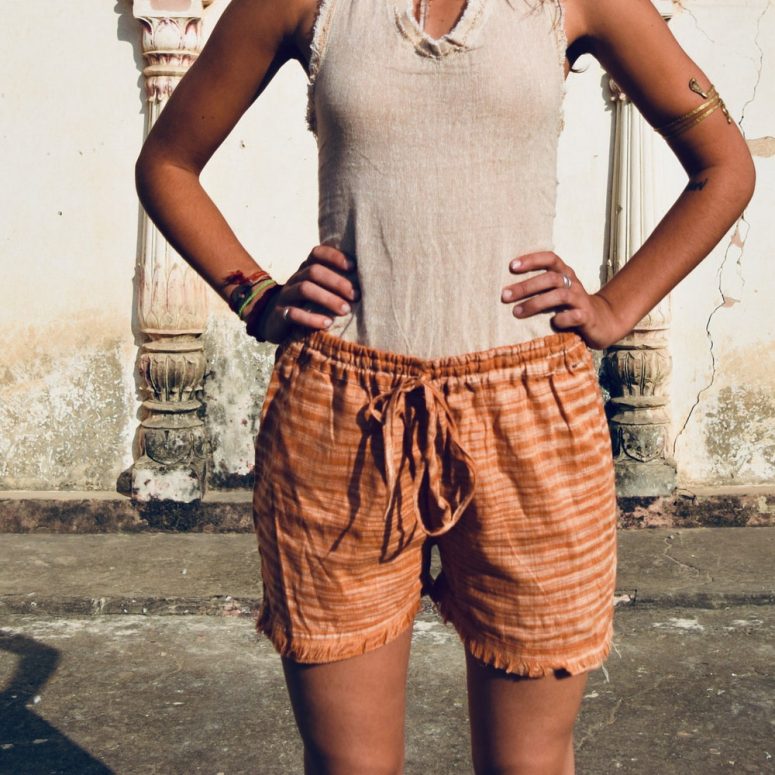 Unisex Khadi boxer short pant