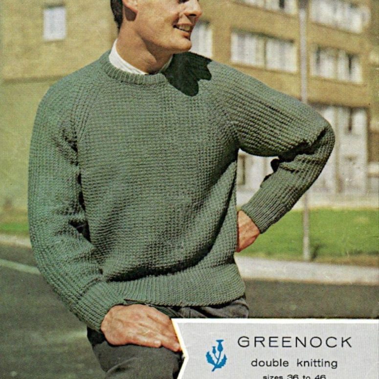 Men classic sweater, knitting pattern long sleeve sweater, jumper men pattern pdf