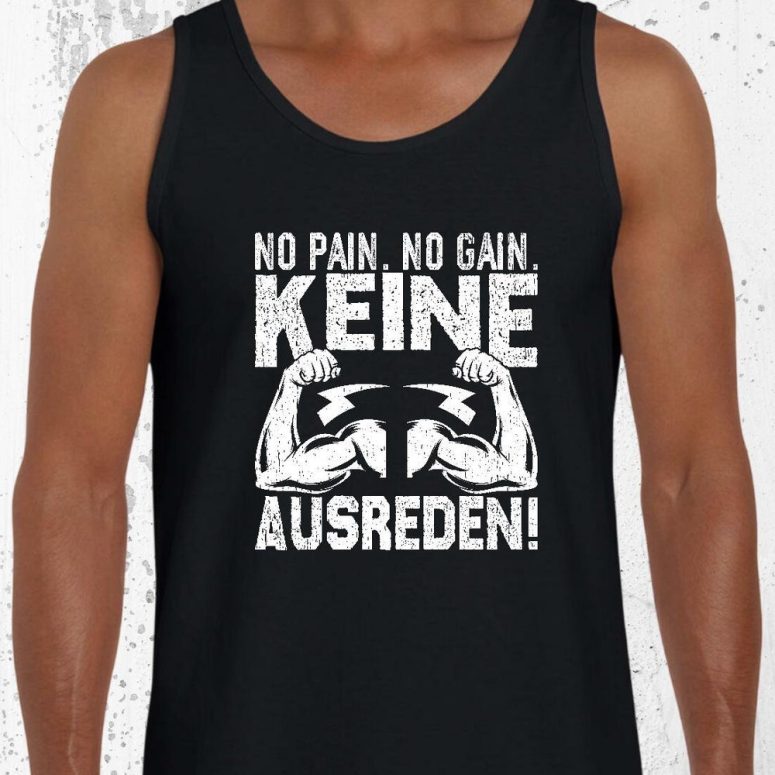 Fitness T-Shirt funny Gym Shirt Body Build Tank Top Fitness Fans Gift Athlete Women Gift, Gift Idea Men, Motivation Shirt