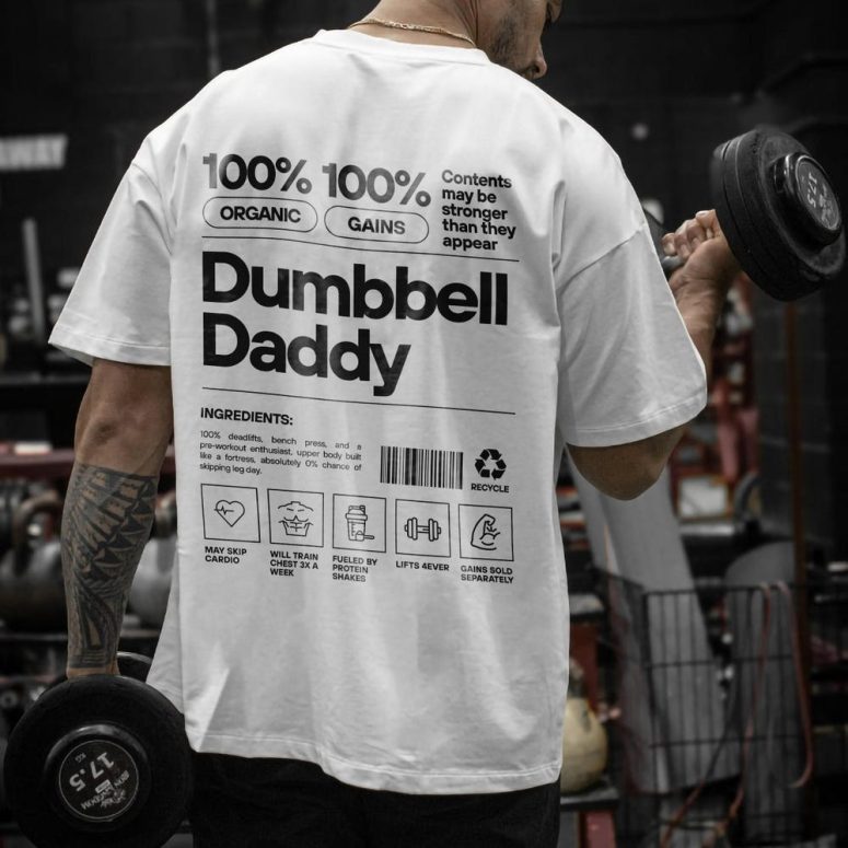 Dumbbell Dady Tshirt, Gym Rat tshirt, Motivation Gym 2025 t-shirt, Gym meme t-shirt, Gym Hoodie, Dumbbell tshirt, Gains Gym tshirt