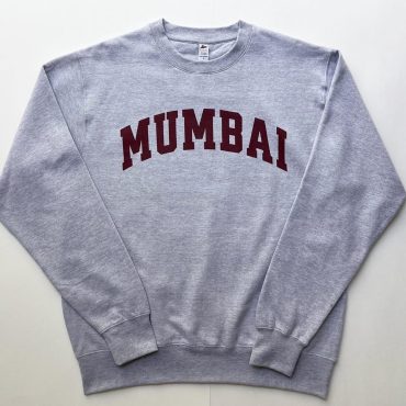 Mumbai | Crewneck Sweater | Top | Apparel | Minimalist Design | Asian